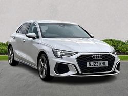 White Used 2023 Audi A3 S-Line Hatchback | £22,176 (Fair price)