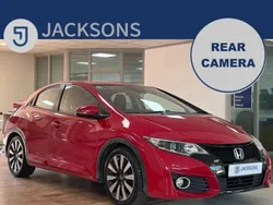 Red Used 2016 Honda Civic SE Plus Hatchback | £7,894 (Fair price)