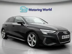 Black Used 2020 Audi A3 Sportback S-Line Hatchback | £18,700 (Fair price)