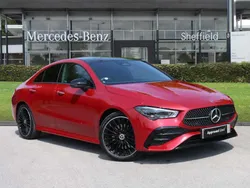 Red Used 2024 Mercedes CLA220 AMG Line Premium Plus Sedan | £33,636 (Fair price)