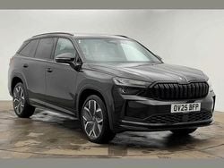 Black magic pearl effect Used 2025 Skoda Kodiaq SportLine SUV | £38,795 (A bit pricey)