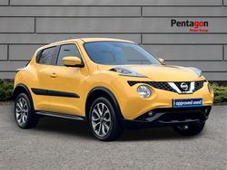 Yellow Used 2016 Nissan Juke Tekna SUV | £6,995 (Fair price)