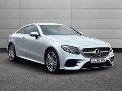 Silver Used 2020 Mercedes E220 AMG line Coupe | £23,395 (Fair price)