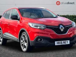 Red Used 2015 Renault Kadjar Dynamique SUV | £7,841 (Fair price)