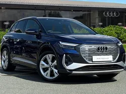 Blue Used 2024 Audi Q4 e-tron S-Line SUV | £32,750