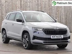 Meteor grey Used 2024 Skoda Karoq SportLine SUV | £26,450 (Fair price)