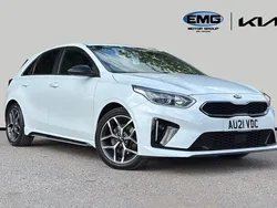 Fusion white Used 2021 Kia Ceed GT GT-Line Hatchback | £11,999 (Fair price)