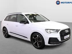 White Used 2022 Audi Q7 S-Line SUV | £40,899 (Fair price)