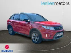 Bright red black two tone Used 2018 Suzuki Vitara SZ-T SUV | £11,999 (Fair price)