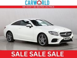 White Used 2019 Mercedes E220 AMG line Coupe | £18,990 (Super price)