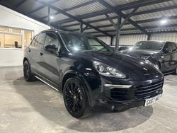 Black Used 2017 Porsche Cayenne S Platinum Edition SUV | £24,000