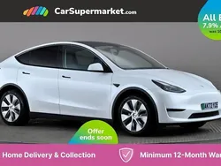 White Used 2022 Tesla Model Y Long Range SUV | £27,697 (Fair price)