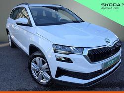 Moon white metallic Used 2025 Skoda Karoq SE SUV | £23,249 (A bit pricey)