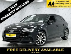 Black Used 2018 Audi A3 Sportback Black Edition Hatchback | £15,745 (Fair price)