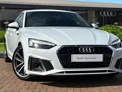 White Used 2021 Audi A5 S-Line Coupe | £23,490 (Fair price)