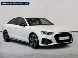 White Used 2024 Audi A4 Black Edition Sedan | £29,495 (Expensive)