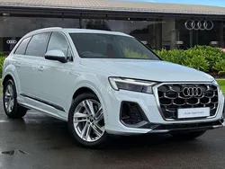 White Used 2025 Audi Q7 S-Line SUV | £53,990 (Fair price)