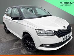 Candy white black magic pearl effect Used 2021 Skoda Fabia Colour Edition Hatchback | £13,500 (Fair price)