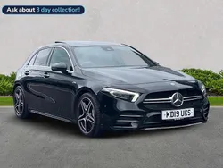Black Used 2019 Mercedes A35 AMG Premium Plus Hatchback | £23,899 (Fair price)