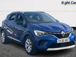 Blue/black Used 2020 Renault Captur Iconic SUV | £10,999 (Fair price)