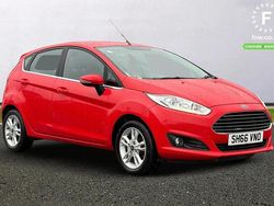 Red Used 2016 Ford Fiesta Zetec Hatchback | £8,799 (A bit pricey)