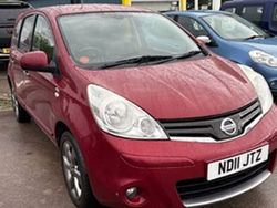 Red Used 2011 Nissan Note N-TEC MPV | £2,995 (Fair price)