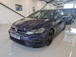 Blue Used 2019 VW Golf VII R-line Hatchback | £15,495 (Expensive)