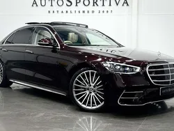 Red Used 2022 Mercedes S500L AMG line Sedan | £83,990