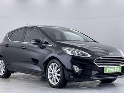 Black Used 2018 Ford Fiesta Titanium Hatchback | £6,770 (Fair price)