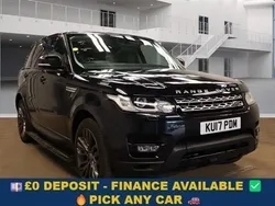 Black Used 2017 Land Rover Range Rover Sport HSE SUV | £14,449 (Fair price)