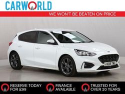White Used 2019 Ford Focus ST-Line Hatchback | £9,942 (Fair price)