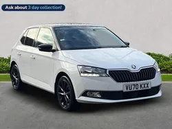 White Used 2020 Skoda Fabia Colour Edition Hatchback | £10,348 (Fair price)