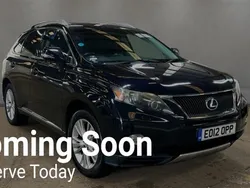 Lexus black Used 2012 Lexus RX450h SUV | £8,200 (Good price)