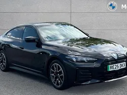 Black sapphire Used 2025 BMW i4 Shadowline Sedan | £51,173 (Fair price)