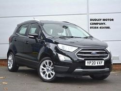 Agate black Used 2020 Ford Ecosport Titanium SUV | £8,850 (Fair price)