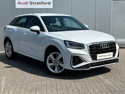 Glacier white metallic Used 2021 Audi Q2 S-Line SUV | £21,950 (Fair price)