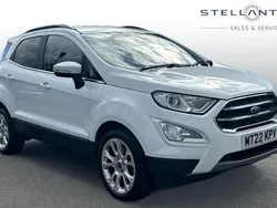 White Used 2022 Ford Ecosport Titanium SUV | £12,549 (Fair price)