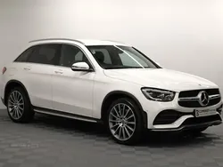 White Used 2020 Mercedes GLC300 AMG Line Premium Estate | £28,995 (Fair price)