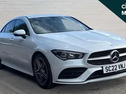 White Used 2022 Mercedes CLA220 AMG line Sedan | £20,903 (Good price)