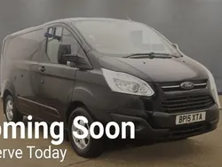 Black Used 2015 Ford Transit Custom Limited Van | £15,239 (Fair price)