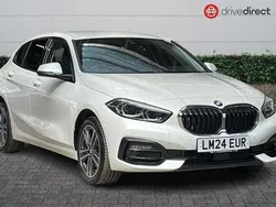 White Used 2024 BMW 118 Sport Line Hatchback | £21,450 (Fair price)