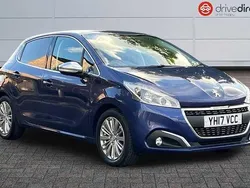 Special vertigo blue Used 2017 Peugeot 208 Allure Hatchback | £6,850 (Fair price)