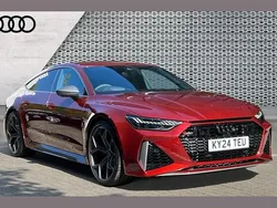 Grenadine red metallic Used 2024 Audi RS7 Performance Hatchback | £87,990 (Fair price)