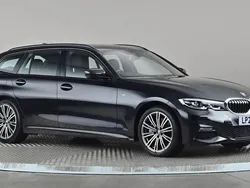 Black Used 2021 BMW 330e M Sport Estate | £26,998