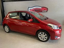 Red Used 2013 Toyota Yaris Hatchback | £4,475 (Fair price)