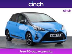Blue Used 2019 Toyota Yaris Hatchback | £8,999 (Fair price)