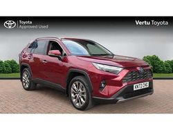 Red Used 2022 Toyota RAV4 Hybrid SUV | £31,565 (A bit pricey)