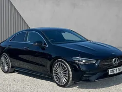 Cosmos black metallic Used 2024 Mercedes CLA200 AMG Line Premium Sedan | £29,323 (Fair price)