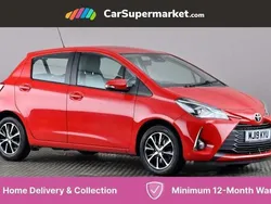 Red Used 2019 Toyota Yaris Hatchback | £9,697 (Fair price)