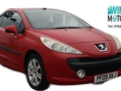 Red Used 2009 Peugeot 207 CC Sport Cabriolet | £1,895 (Fair price)